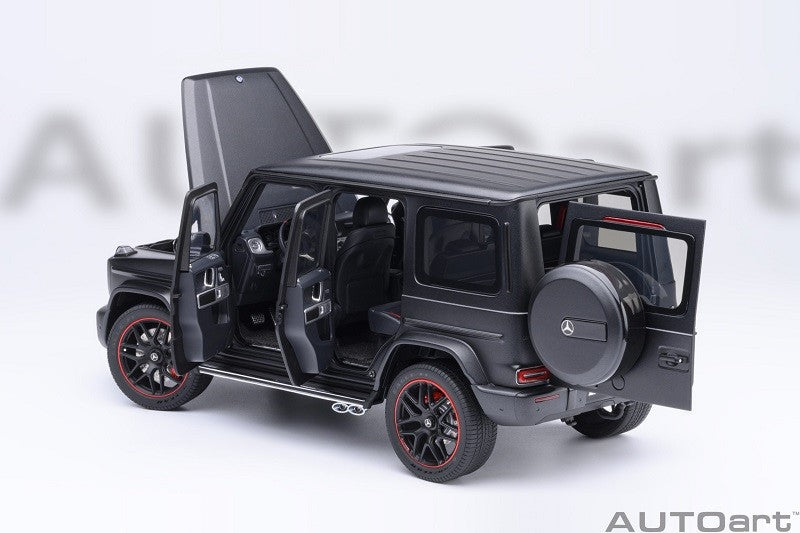 Mercedes-AMG G63 2019 (Designo Night Black Magno) - Autoart 1/18 - 76357 - Passion Diecast 