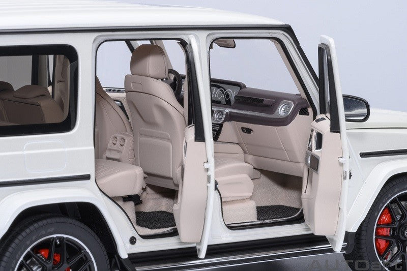 Mercedes-AMG G63 2019(Designo Brilliant White) - Autoart 1/18 - 76356 - Passion Diecast 