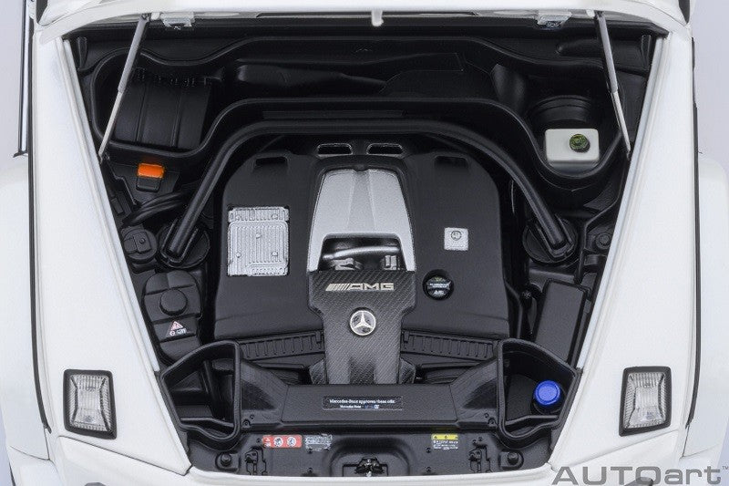 Mercedes-AMG G63 2019(Designo Brilliant White) - Autoart 1/18 - 76356 - Passion Diecast 