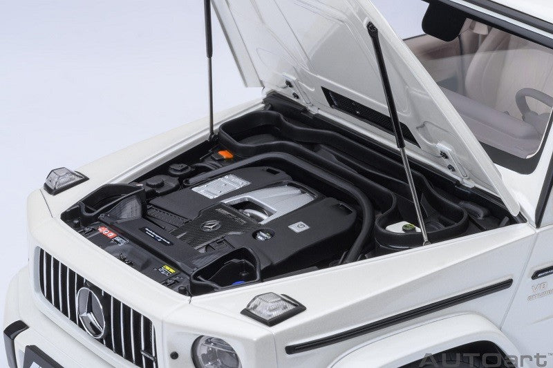 Mercedes-AMG G63 2019(Designo Brilliant White) - Autoart 1/18 - 76356 - Passion Diecast 