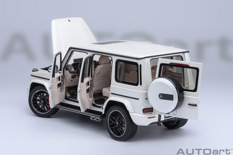 Mercedes-AMG G63 2019(Designo Brilliant White) - Autoart 1/18 - 76356 - Passion Diecast 