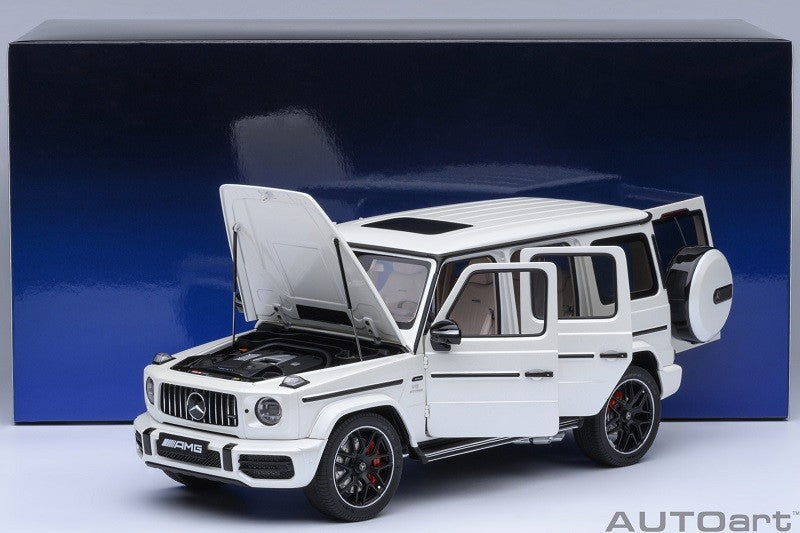 Mercedes-AMG G63 2019(Designo Brilliant White) - Autoart 1/18 - 76356 - Passion Diecast 