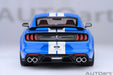 Ford Mustang Shelby GT500 (Bleu Grabber) - Autoart 1/18 - 73094 - Passion Diecast 
