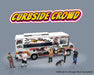 Figures Curbside Crowd Figures Set - 6 Piece metal set - American Diorama - 1/64 - AD-2429MJ Passion Diecast