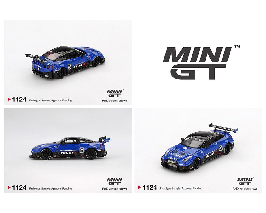 LB-Silhouette WORKS GT NISSAN 35GT-RR Ver.2 - Blue - Mini GT - 1:64 - MGT01124 Passion Diecast