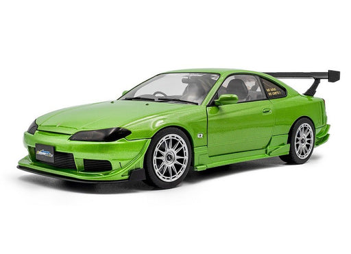 Nissan Silvia S15 SPEC-R AERO Green 1999 - Solido - 1/18 - S1812203 - Passion Diecast 
