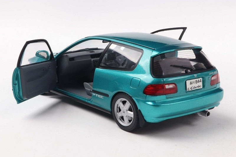 HONDA CIVIC (EG6) AZTEC  GREEN PEARL 1991 - Solido - 1/18 - S1810405 - Passion Diecast 