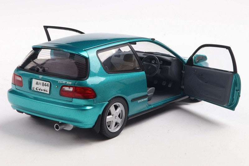 HONDA CIVIC (EG6) AZTEC  GREEN PEARL 1991 - Solido - 1/18 - S1810405 - Passion Diecast 