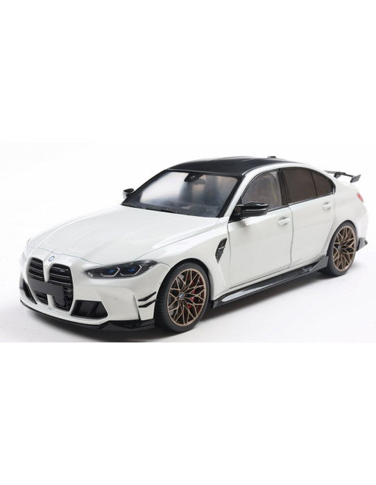 BMW M3 (G80) Performance Parts 2024 White - Solido - 1/18 - S1814301 - Passion Diecast 