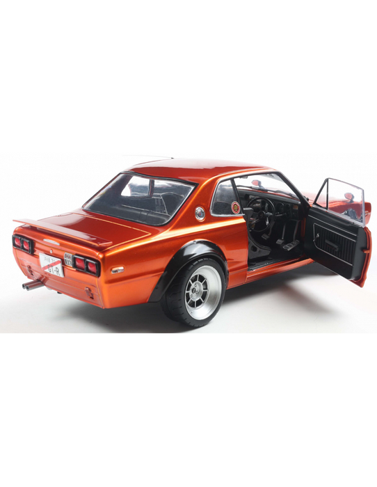 Nissan Skyline (C10) Hakosuka 1970 Orange - Solido - 1/18 - S1813003 - Passion Diecast 