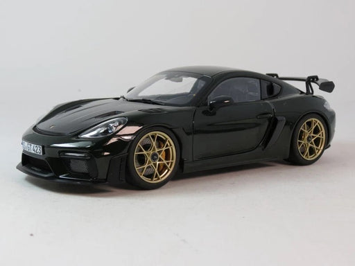 Porsche Cayman GT4 RS Weissach Pack Brewster Green 2023 - Norev 1-18 - 187250 - Passion Diecast