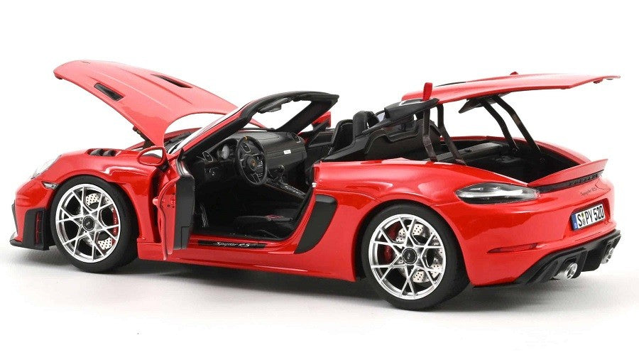 Porsche 718 Spyder RS 2023 Guards Red - Norev 1-18 - 187271 - Passion Diecast