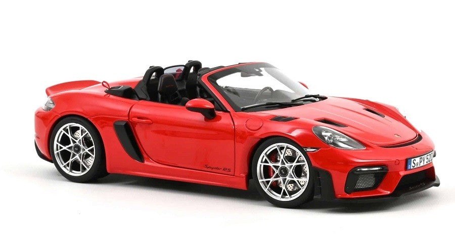 Porsche 718 Spyder RS 2023 Guards Red - Norev 1-18 - 187271 - Passion Diecast