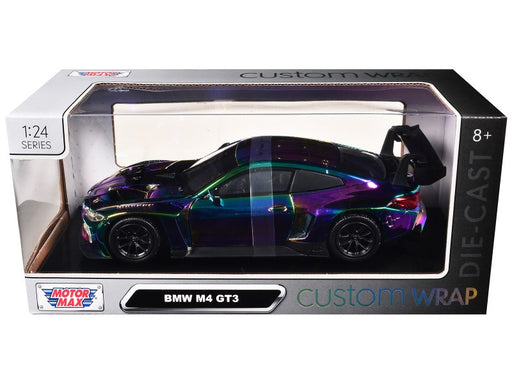 BMW M4 GT3 - Chameleon Chrome - Custom Wrap - Motormax 1/24 - 79094 Passion Diecast