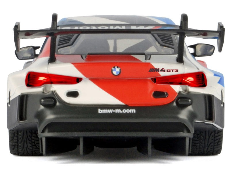 BMW M4 GT3 No.1 - White/Matte Black/Blue/Red - GT Racing - Custom Wrap - Motormax 1/24 - 73912 Passion Diecast