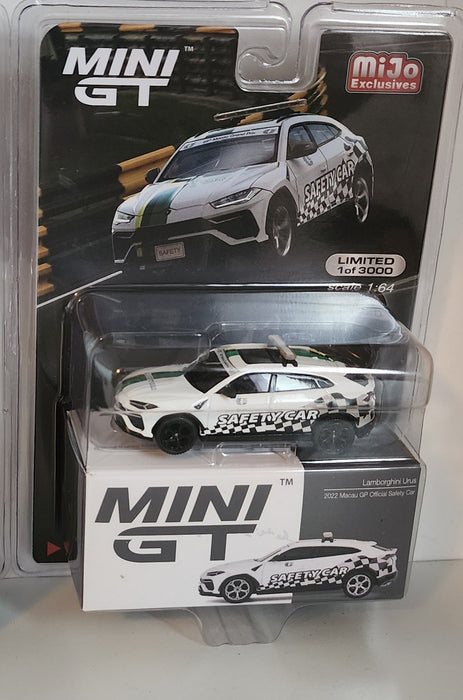 CHASE CAR Lamborghini Urus 2022 Voiture de sécurité officielle du GP de Macao - Mini GT - 1:64 - MGT00591GR Passion Diecast