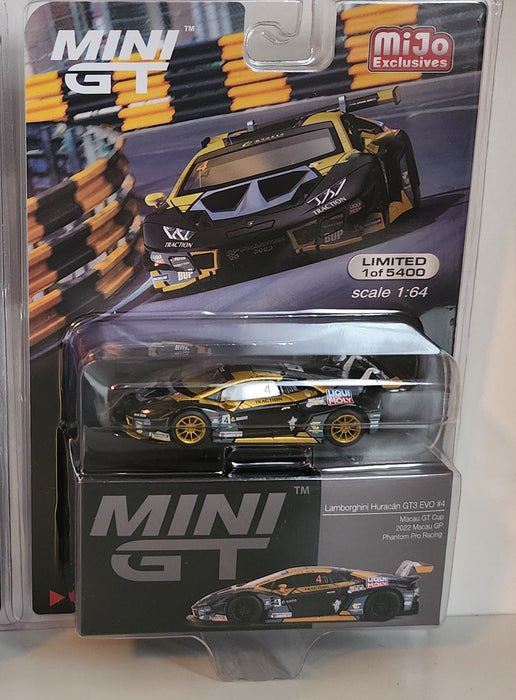 CHASE CAR Lamborghini Huracán GT3 EVO No.4 2022 Macau GP Macau GT Cup 3rd Place - Mini GT - 1:64 - MGT00645GR