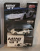 CHASE CAR Lamborghini Aventador SVJ Roadster Bianco Canopus -  MINI GT 1:64 - MGT00224GR -  Passion Diecast 