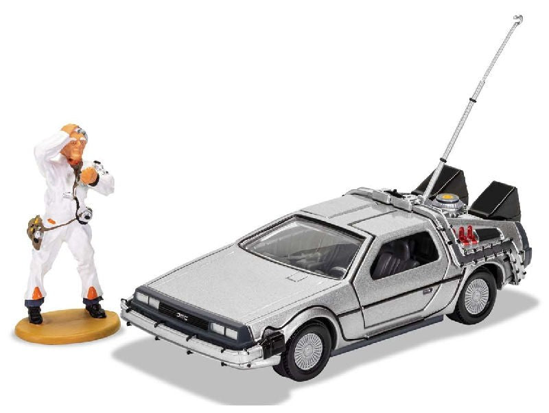 Back to the Future - DeLorean and Doc Brown Figure - Corgi - 1/36 - CC05503 Passion Diecast