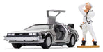 Back to the Future - DeLorean and Doc Brown Figure - Corgi - 1/36 - CC05503 Passion Diecast