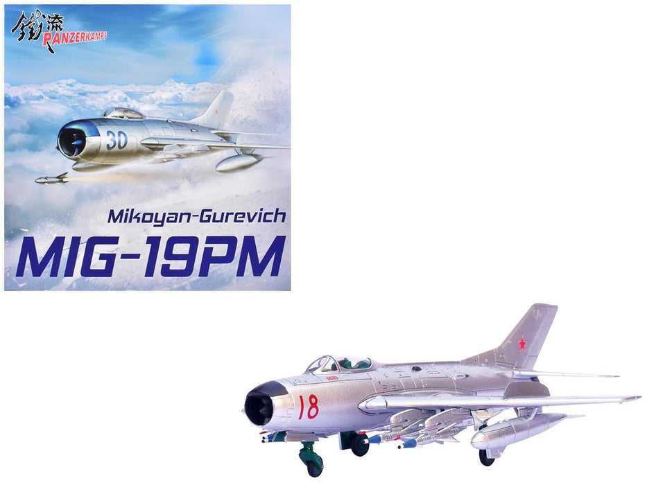 Mikoyan-Gurevich MiG-19PM Farmer-E / Soviet Air Force, Red 18, USSR - Panzerkampf 1:72 Aircraft 14643PA