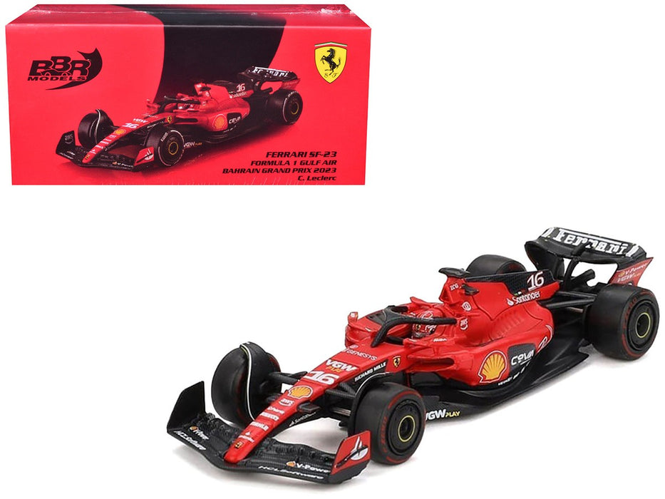 Ferrari SF23 No.16 C. Leclerc 2023 Bahrain GP - BBR Models - 1:64 - BBRFER64014 Passion Diecast