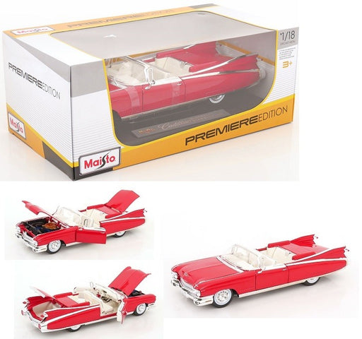 1959 Cadillac Eldorado Biarritz red - 1/18 - MAISTO - 36813 RED Passion Diecast 