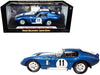1965 Shelby Cobra Daytona Coupe No.11 Blue Metallic with White Stripes - Shelby Collectibles - 1/18 - SC149