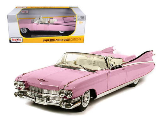 1959 Cadillac Eldorado Biarritz pink - 1/18 - MAISTO - 36813 PINK Passion Diecast 