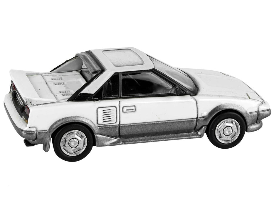 1985 Toyota MR2 MK1 White and Silver Metallic with Sunroof - Para64 - PA-55365 - Passion Diecast 
