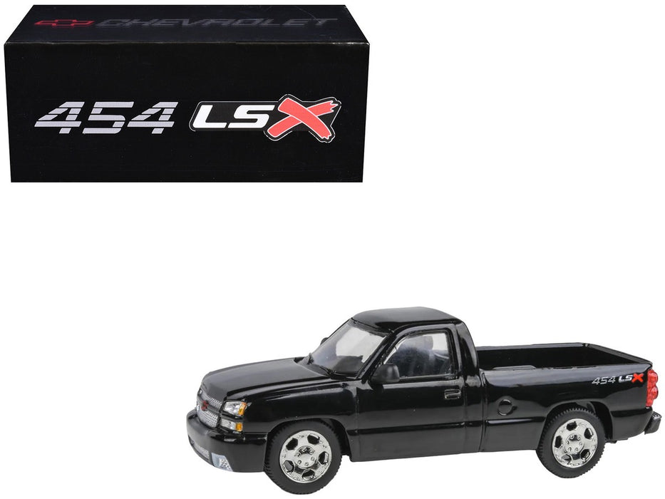 2006 Chevrolet Silverado 454 LSX Pickup Truck Onyx Black - Para64 - PB-55831 - Passion Diecast 