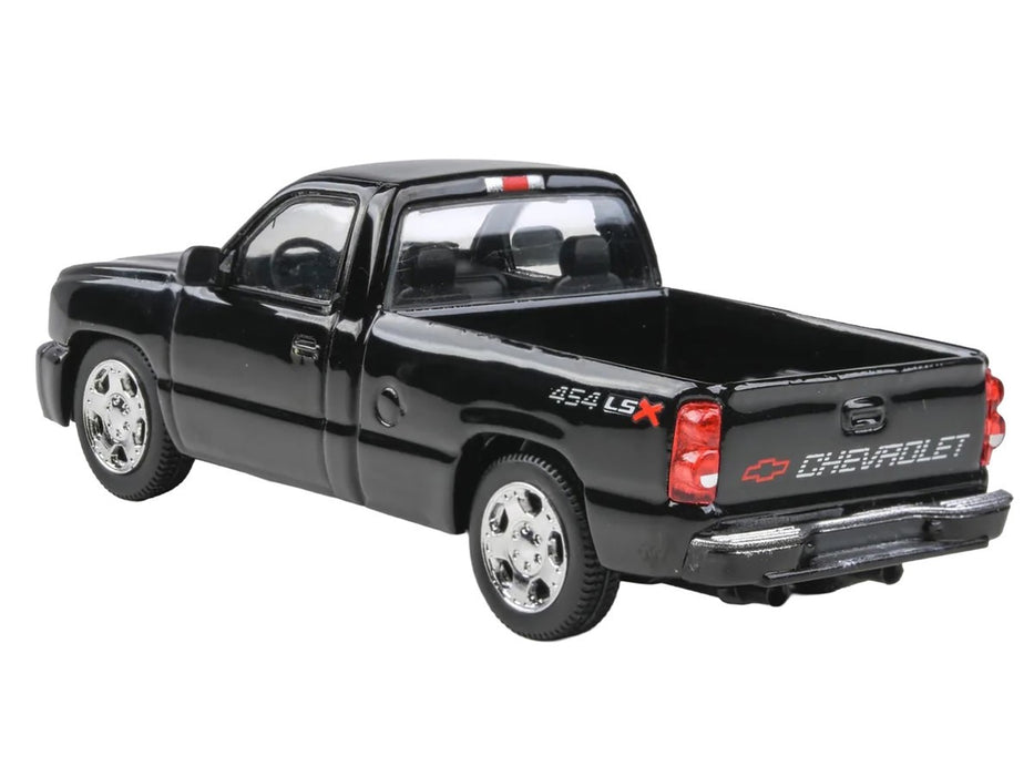2006 Chevrolet Silverado 454 LSX Pickup Truck Onyx Black - Para64 - PB-55831 - Passion Diecast 