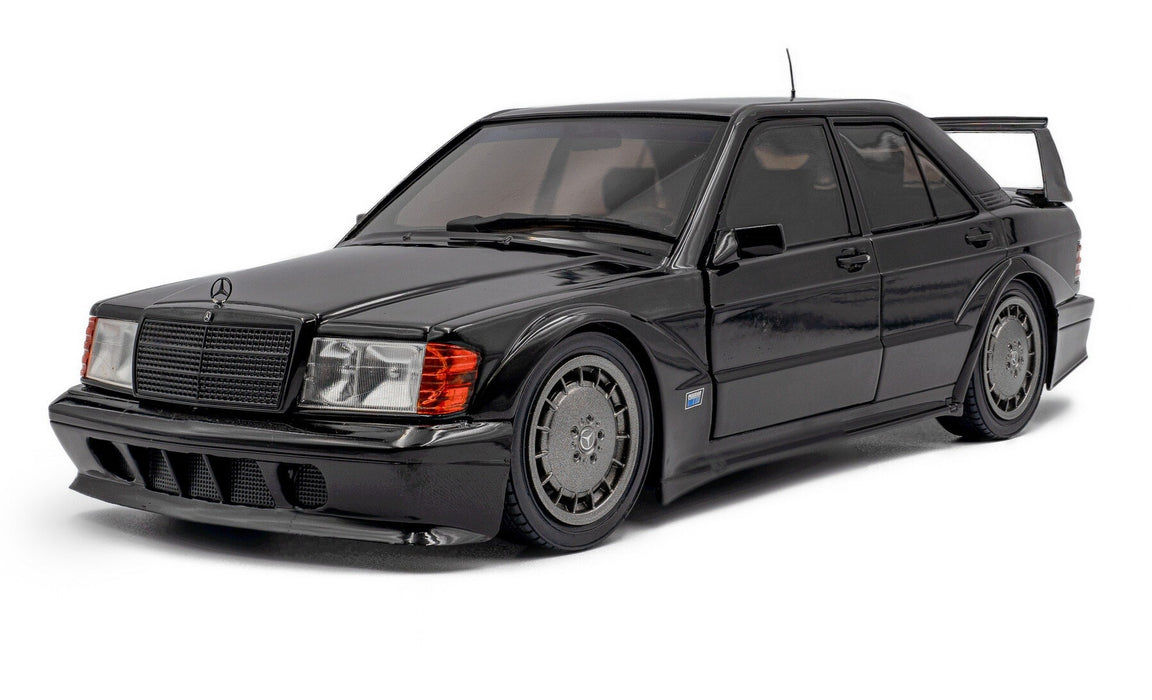 Mercedes-Benz 190 (W201) Evo II - SOLIDO WORKS BLACK - 1990 - Solido - 1/18 - S1801012 - Passion Diecast 