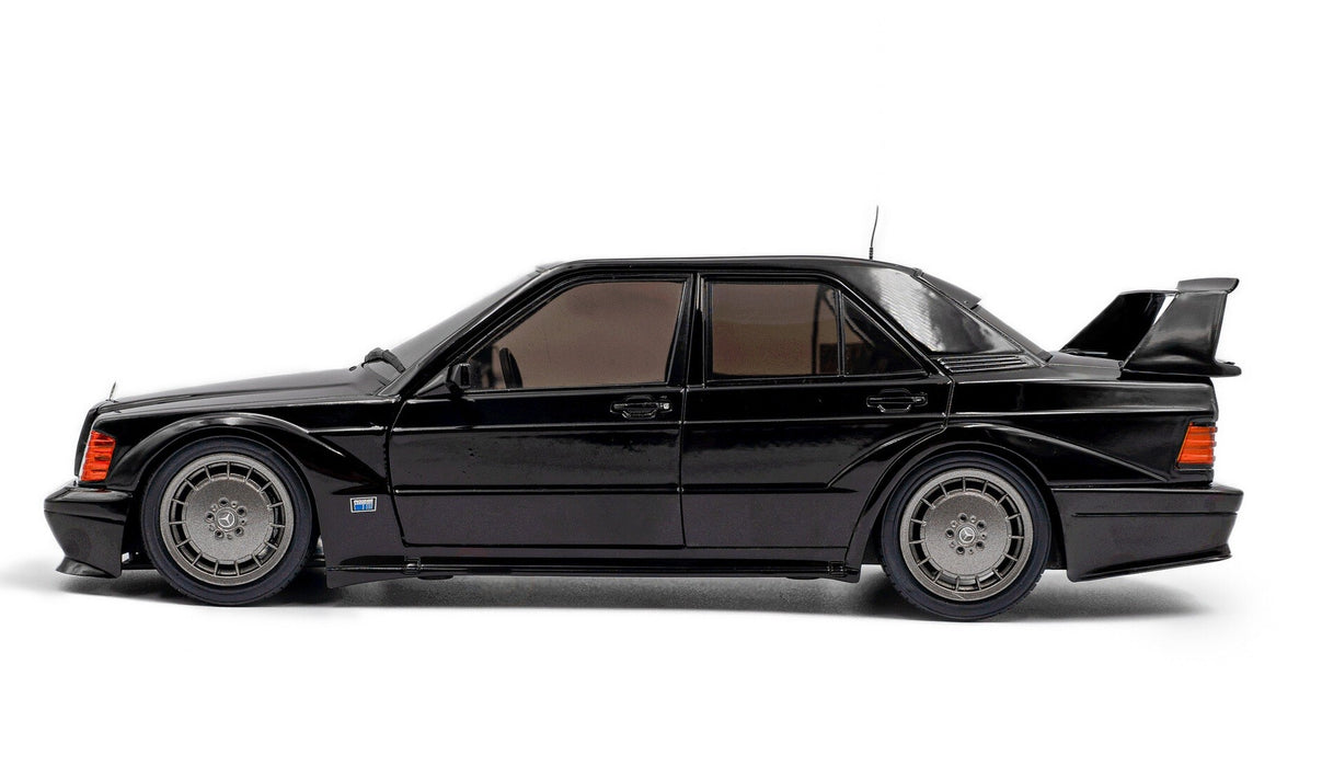 Mercedes-Benz 190 (W201) Evo II - SOLIDO WORKS BLACK - 1990 - Solido - 1/18 - S1801012 - Passion Diecast 