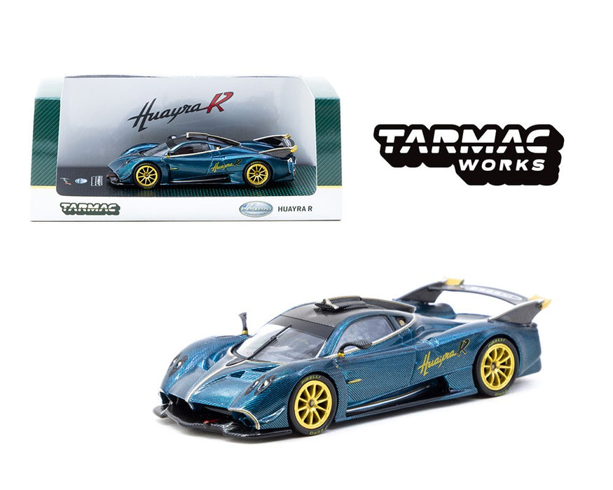 Pagani Huayra R - Monterey Car Week 2025 USA Event - Turquoise Carbon - Tarmac Works - 1/64 - T64G-TL035-TCF Passion Diecast