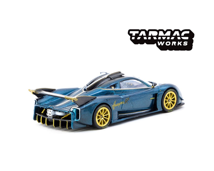 Pagani Huayra R - Monterey Car Week 2025 USA Event - Turquoise Carbon - Tarmac Works - 1/64 - T64G-TL035-TCF Passion Diecast