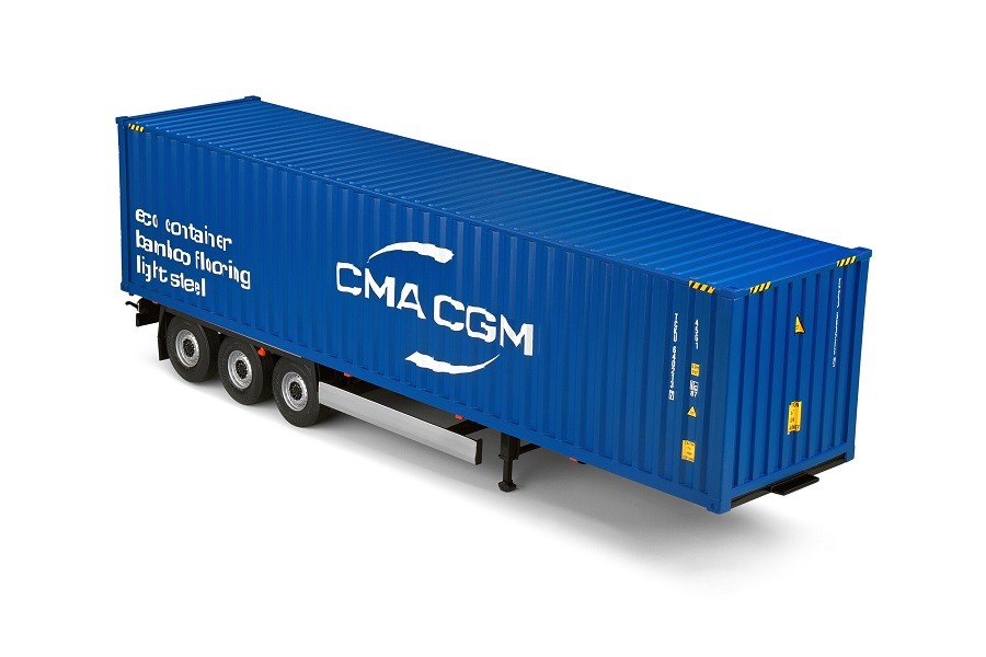 CONTAINER TRAILER - 2024 - Solido - 1/24 - S2400507 -  Passion Diecast 