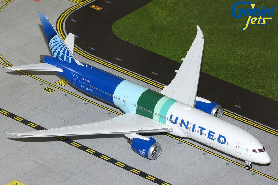 United Airlines Boeing 787-9 Dreamliner "The Future is SAF" / N24988 / Gemini Jets / 1:200 - G2UAL1395
