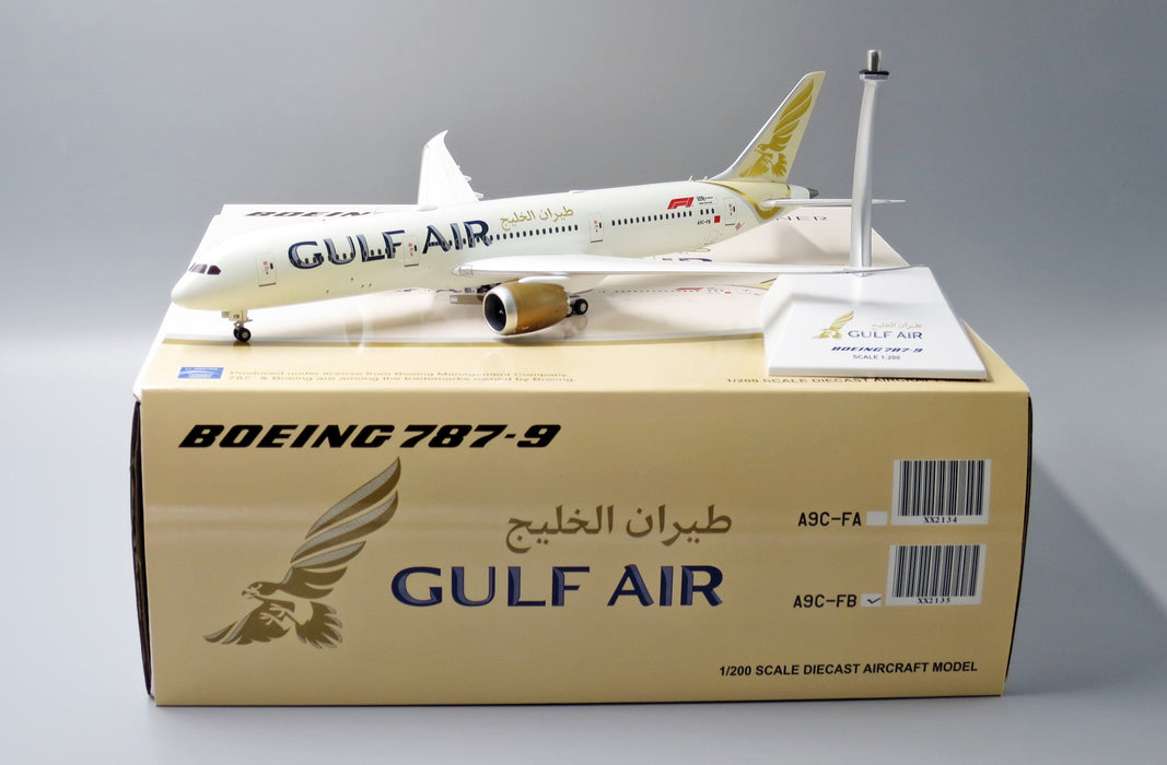 Gulf Air Boeing 787-9 Dreamliner / A9C-FB / JC Wings 1:200  - XX2135