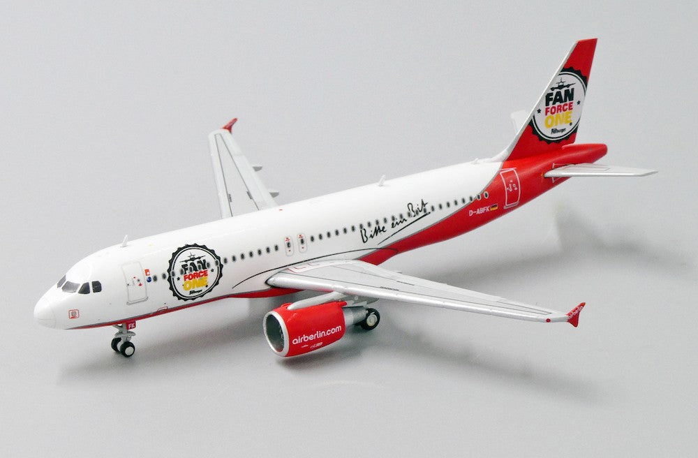 Air Berlin Airbus A320 "Fan Force One" / D-ABFK /  JC Wings  1:400 / LH4096