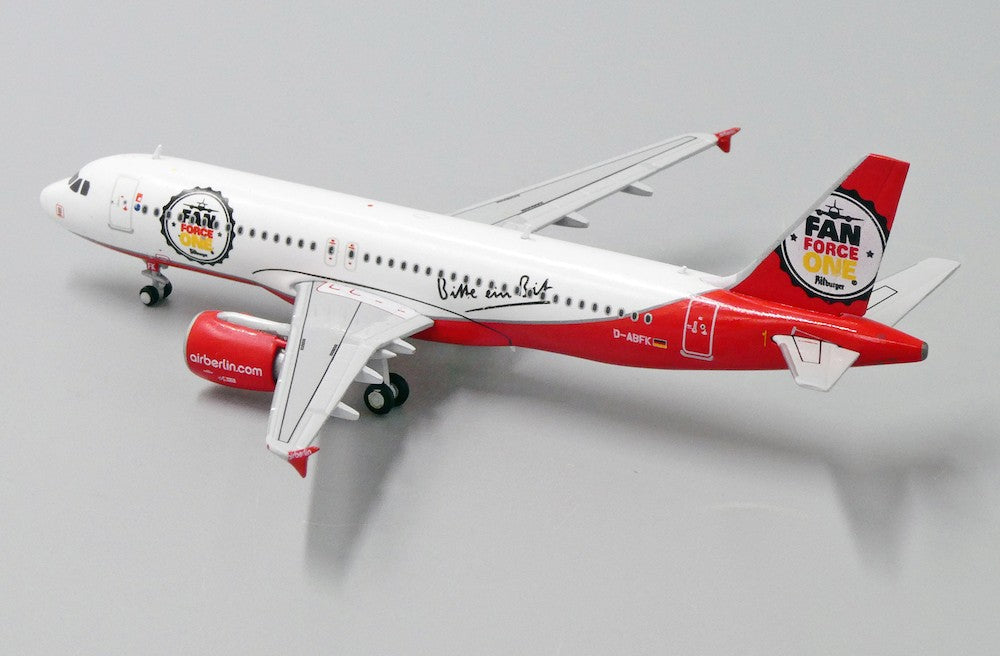 Air Berlin Airbus A320 "Fan Force One" / D-ABFK /  JC Wings  1:400 / LH4096