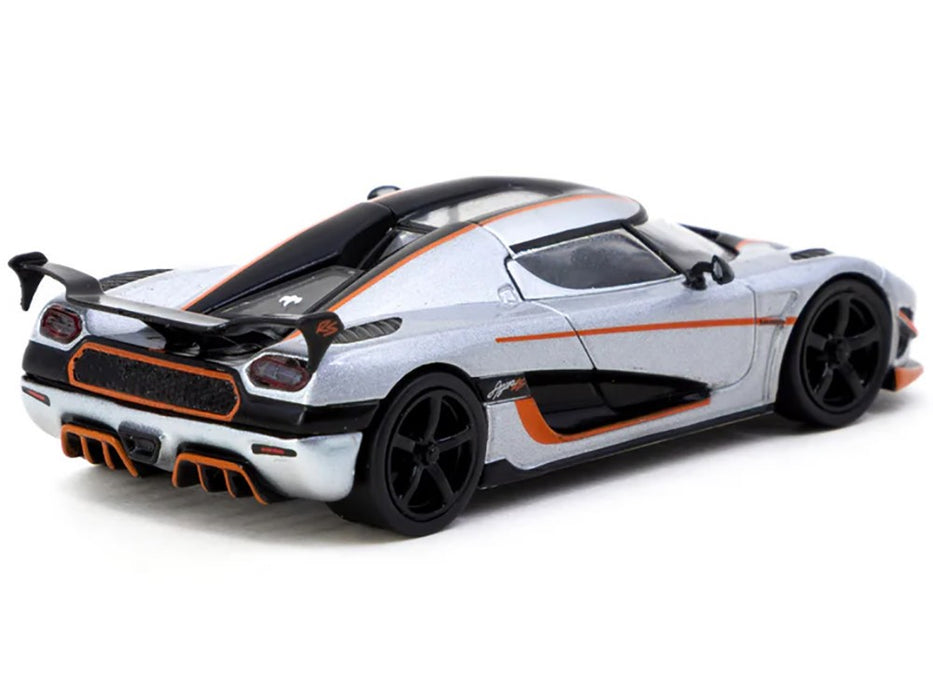 Koenigsegg Agera RS - Moon Silver / Black - Tarmac Works - 1/64 - T64G-TL005-MS