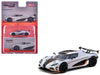Koenigsegg Agera RS - Moon Silver / Black - Tarmac Works - 1/64 - T64G-TL005-MS