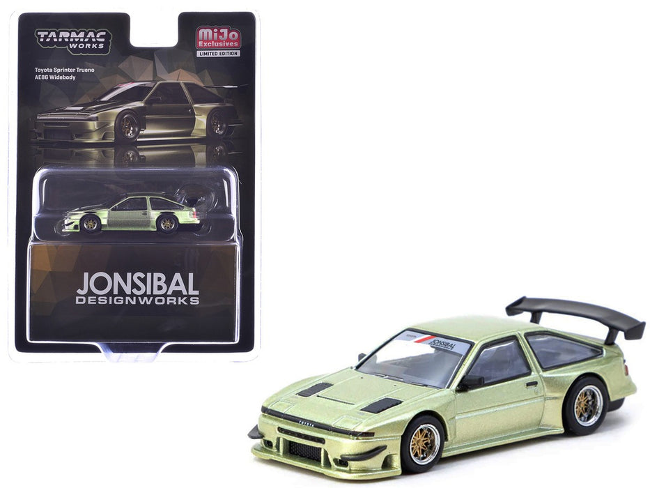 Toyota Sprinter Trueno AE86 Widebody Green JONSIBAL Designworks - Tarmac Works - 1/64 - T64G-060-GR Passion Diecast