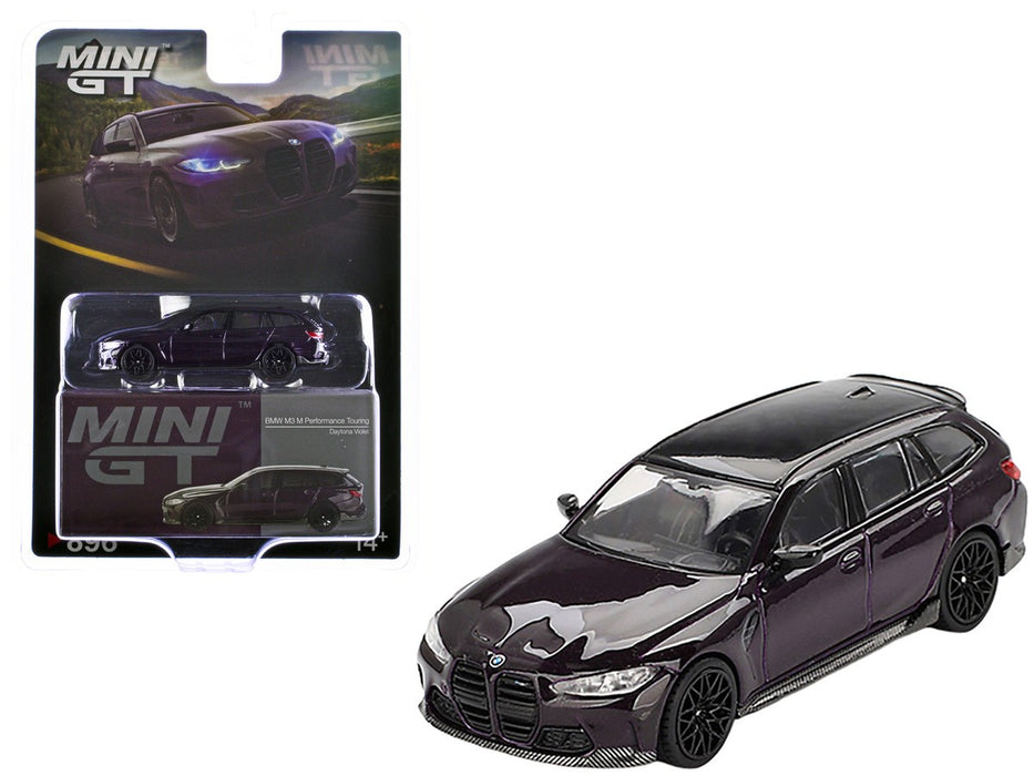 BMW M3 M Performance Touring Daytona Violet - Mini GT - 1:64 - MGT00896 Passion Diecast