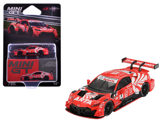 Japan Exclusive Honda NSX-GT Type S GT500 No.8 ARTA MUGEN ARTA 2023 SUPER GT Series - Mini GT - 1:64 - MGT00786