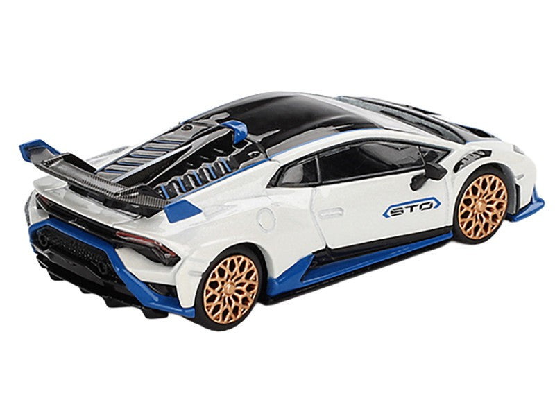 Lamborghini Huracán STO Bianco Asopo - Mini GT - 1:64 - MGT00788 Passion Diecast