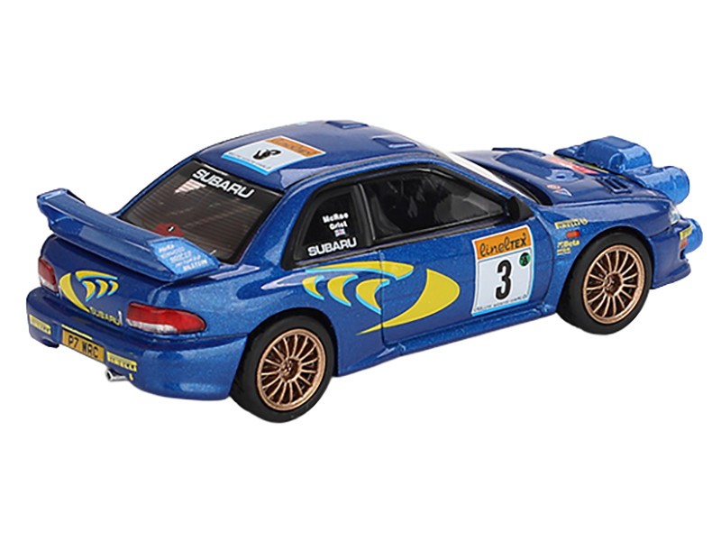 Subaru Impreza WRC98 1998 Rally Monte-Carlo 3rd Place No.3 - Mini GT - 1:64 - MGT00975 Passion Diecast