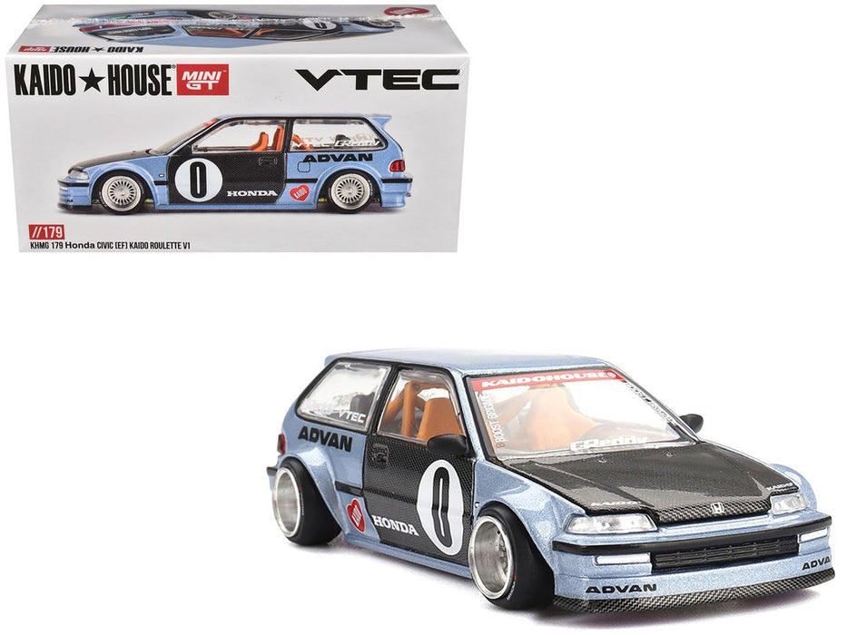 HONDA CIVIC (EF) ROULETTE V1 - Mini GT - Mijo Exclusives - 1/64 - KHMG179 Passion Diecast