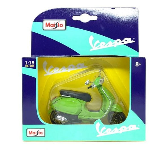 Vespa  Scooter Piaggio & Co lime green- 1/18 - MAISTO - 31540 RD